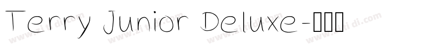 Terry Junior Deluxe字体转换
